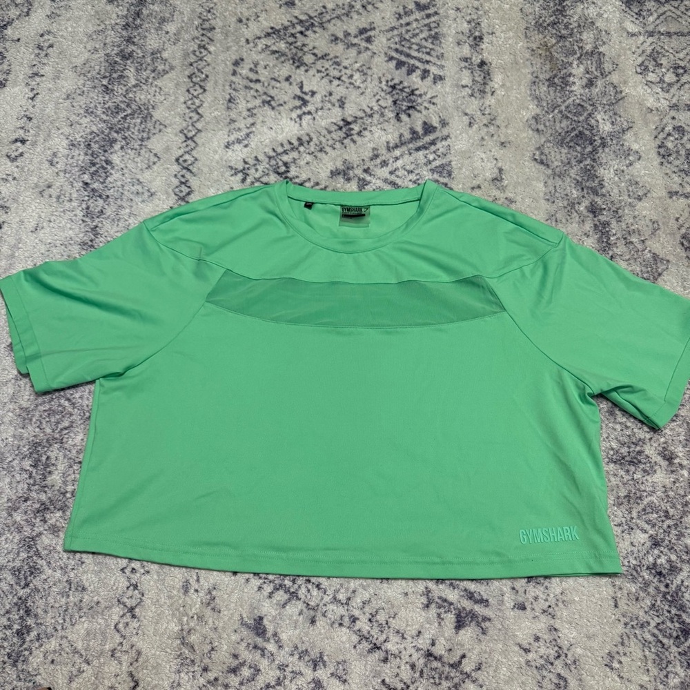 Gymshark Move Crop Top Neon Green Large